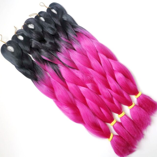  Braiding Hair Box Braids Jumbo 100% kanekalon hair Hair Braids Ombre Braiding Hair