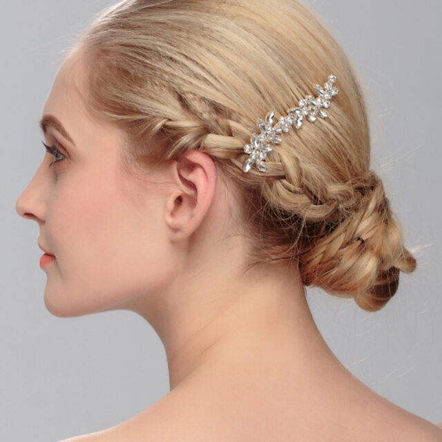  Crystal Hair Combs with 1 Wedding / Special Occasion / Casual Headpiece