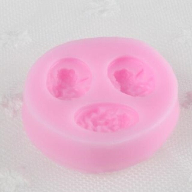  1pc Mold Eco-friendly Sleeping Baby Silicone For Cake