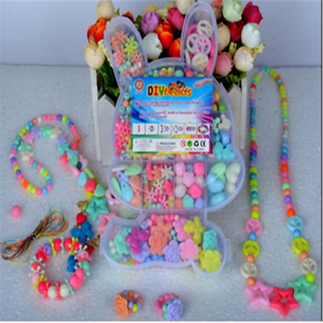  DIY Manual Weaving Bracelets Amblyopia Training Children Educational/Toy Beads Gift Box
