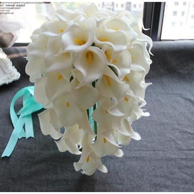  Fleurs de mariage Bouquets Mariage / Fête / Soirée Polyester / Satin 30cm