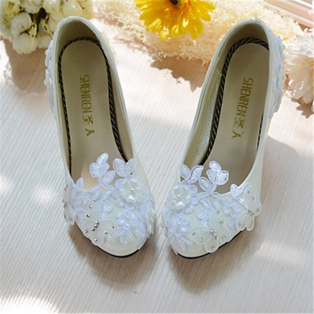  Női-Magassarkú-Esküvői cipők-Magassarkú-Esküvői-Fehér