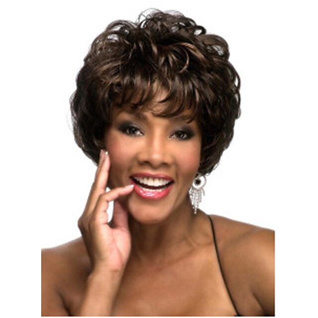  Synthetic Hair Wigs Curly Capless Short