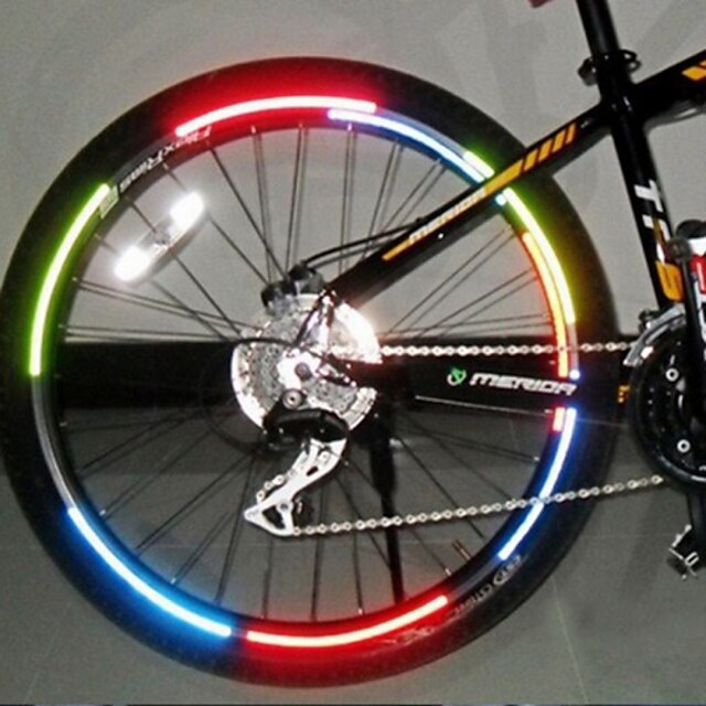  Φώτα Ποδηλάτου Αντανακλαστική ταινία φώτα τροχών - Ποδηλασία Αδιάβροχη Αλλάζει Χρώμα Άλλα Ποδηλασία