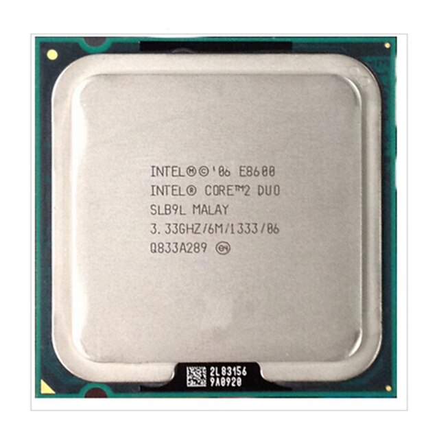  Intel Core 2 Duo E8600 3.33GHz 45-nanometer Intel 775 CPU Processor Genuine