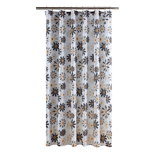  Shower Curtains Modern Polyester Floral / Botanical Machine Made / 0.5