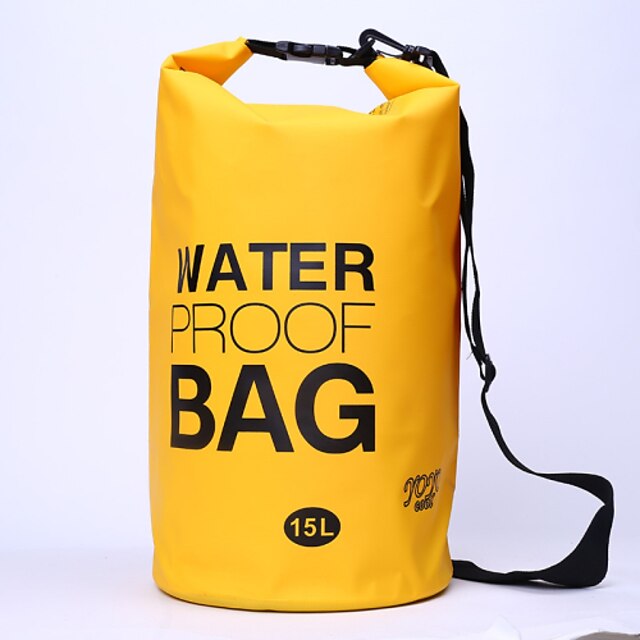  15 L Rezistent la apa Dry Bag Impermeabil Compact pentru Camping & Drumeții Ciclism / Bicicletă
