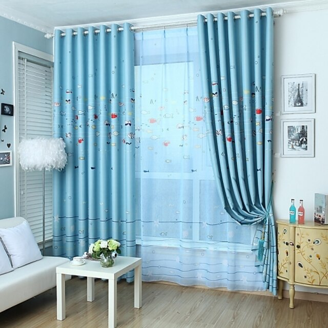  Modern Blackout Curtains Drapes Two Panels Living Room   Curtains / Kids Room