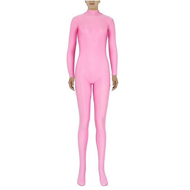  Zentai Drakter Huddrag Ninja Voksne Spandex Elastan Cosplay-kostymer Kjønn Herre Dame Ensfarget Halloween / Trikot / Heldraktskostymer / Trikot / Heldraktskostymer / Høy Elastisitet