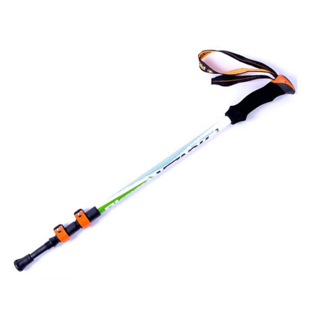  3 Sections Walking Poles Trekking Poles Nordic Walking Poles 135cm (53 Inches) Fastness Antiskid Adjustable Length Tungsten Carbon Fiber Hiking Climbing Multifunction