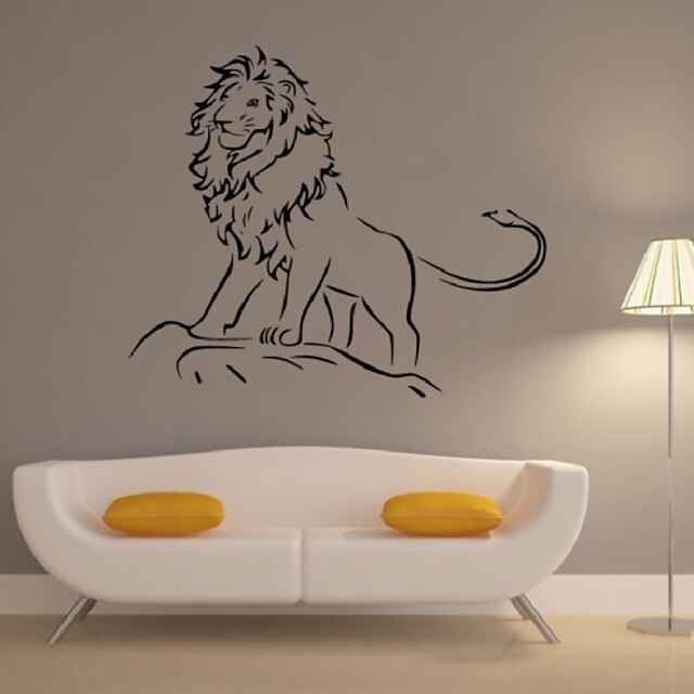  Dekrativa Väggstickers - Animal Wall Stickers Människor / Djur / Stilleben Vardagsrum / Sovrum / Badrum