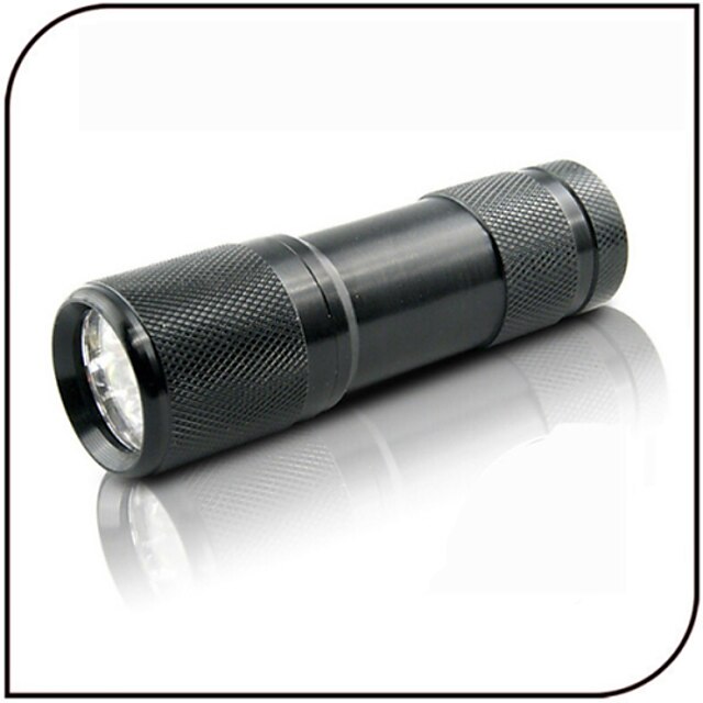  100 lm Black Light Flashlights / Torch - 1 Mode On-Off - Ultraviolet Light / Counterfeit Detector