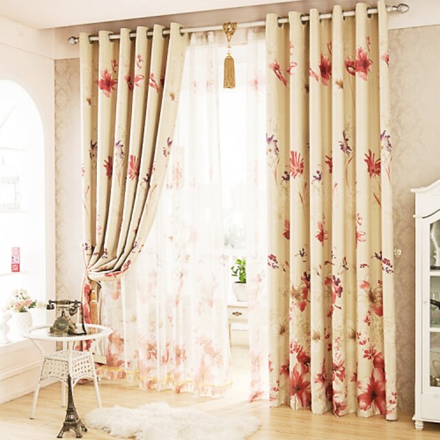  Modern Blackout Curtains Drapes Two Panels Living Room   Curtains