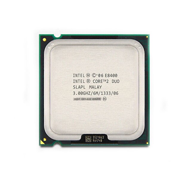  Intel Core E8400 2 Duo Dual-Core LGA 775 6mb CPU mit Funktion Virenschutz