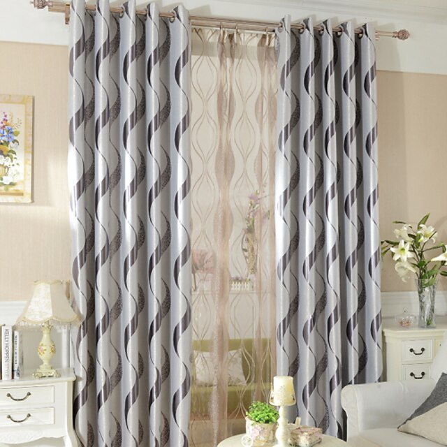  Modern Blackout Curtains Drapes Two Panels Living Room   Curtains