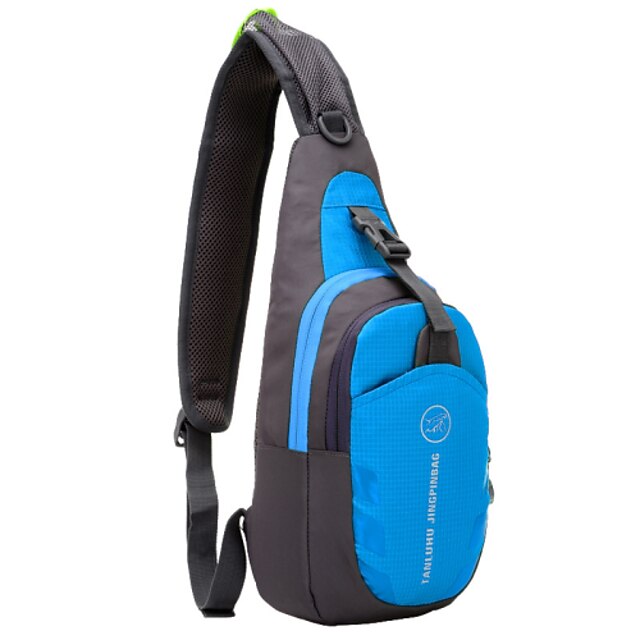  0-10L Shoulder Messenger Bag Breathable Straps - Waterproof Wear Resistance Outdoor Camping / Hiking Nylon Black Blue Purple