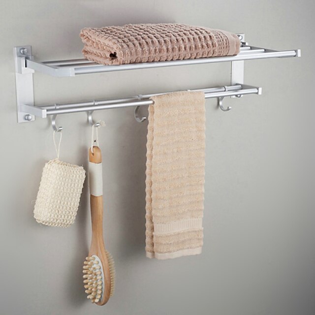  Towel Warmer Contemporary Aluminum Double