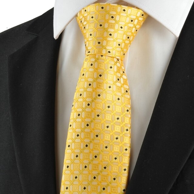  Homme Luxe / Quadrillage / Classique Cravate - Stylé, Créatif