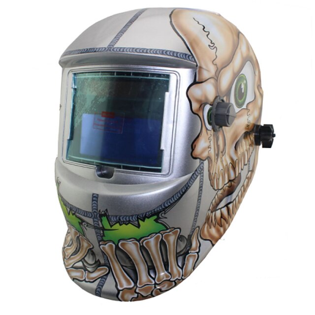  crânio de soldagem acessórios bateria li solar, escurecimento automático mma máscara de solda / Capacetes / óculos 