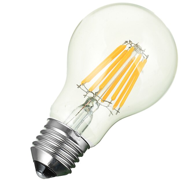  e26 / e27 ledd glödlampor lampor försänkt retrofit 8 kolfiber 600-700lm varm vit kall vit 3000-6500k dekorativ ac 85-265v