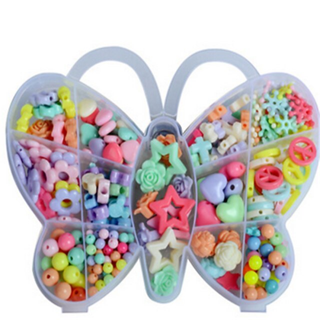  în ambarcațiuni noi copii cadou DIY creative jucarii educative de margele cutie de fluture