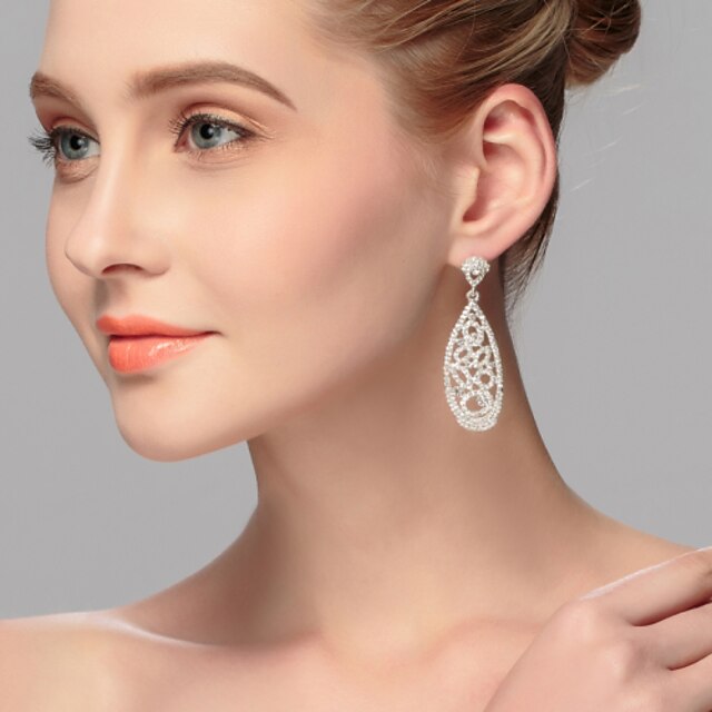  Women's Drop Earrings - Classic Silver For Party