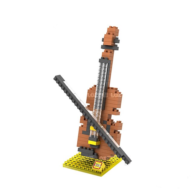  LOZ Blocos de Construir Blocos Militares Brinquedo Educativo Blocos LOZ Conjunto de construção de brinquedos 160 pcs Violino Instrumentos Musicais Bateria Violoncelo Soldier compatível ABS Legoing