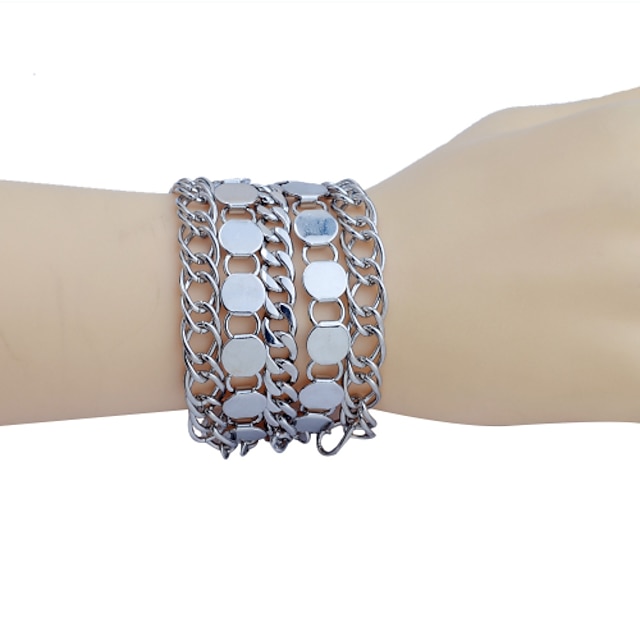  Damen Anderen Ketten- & Glieder-Armbänder - Einzigartiges Design Modisch Silber Armbänder Für Party Alltag