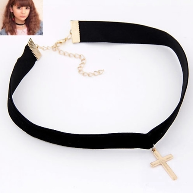  Women's Choker Necklace Gothic Jewelry Tattoo Choker Ladies Tattoo Style Gothic Fashion Black Necklace Jewelry For Party Daily Casual Sports