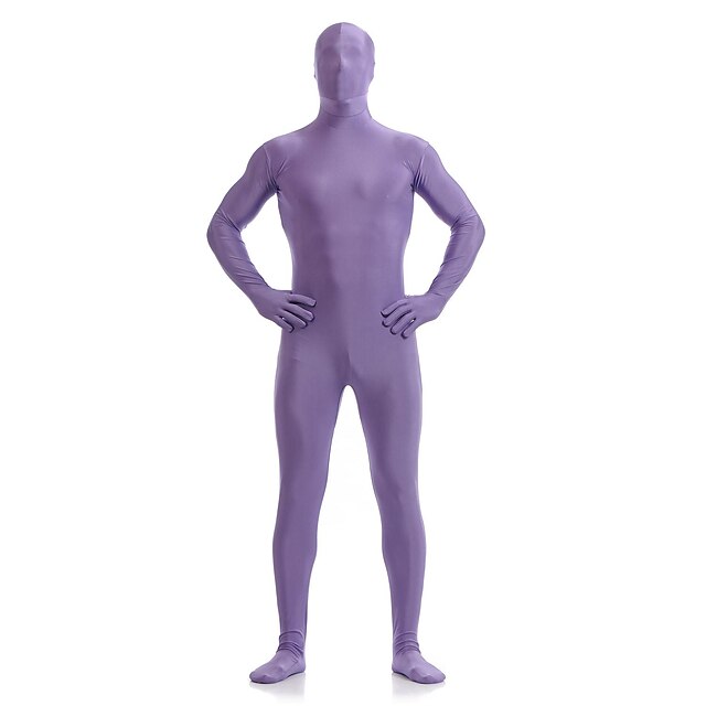  Zentai Suits Skin Suit Full Body Suit Ninja Adults' Spandex Lycra Cosplay Costumes Sex Men's Women's Solid Colored Halloween / Leotard / Onesie / Leotard / Onesie / High Elasticity