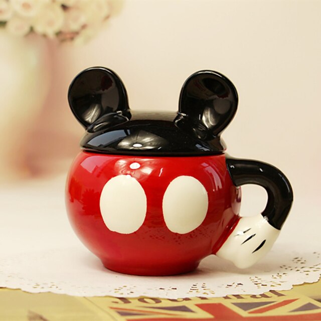  1PC 300 Ml Cute Cartoon Cartoon Ceramic Creative Cup