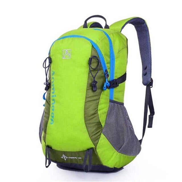  35L L Backpack Camping / Hiking Traveling Waterproof Waterproof Zipper Wearable Breathable Polyester Nylon