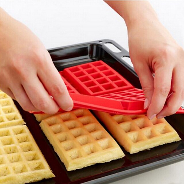  fabricantes do waffle do silicone da não-vara para o jogo do bakeware do silicone do molde do bolo dos miúdos