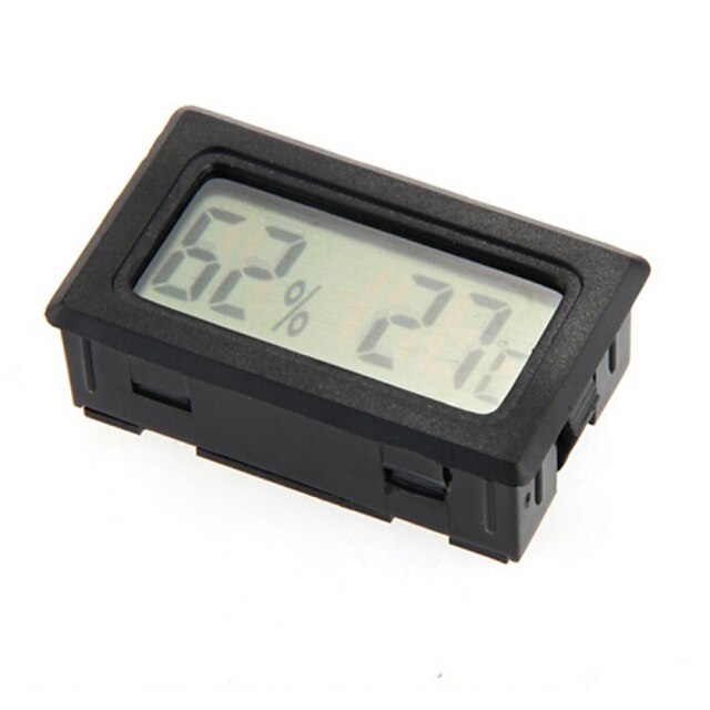  digitalt LCD-display termometer hygrometer fuktighetstester meter vivarium