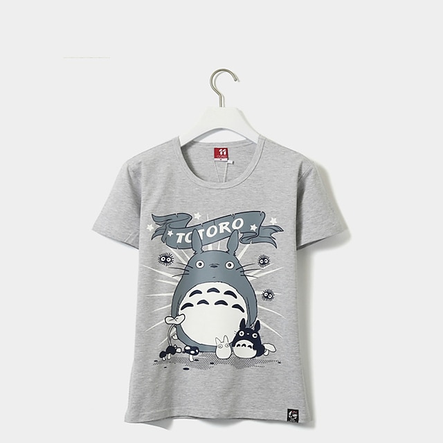  Inspiriert von Mein Nachbar Totoro Katze Anime Cosplay Kostüme Japanisch Cosplay-T-Shirt Druck Kurzarm T-shirt Für Unisex
