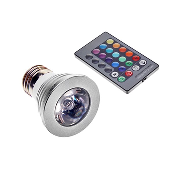  3 W LED Spotlight 200-250 lm E26 / E27 1 LED Beads 220-240 V