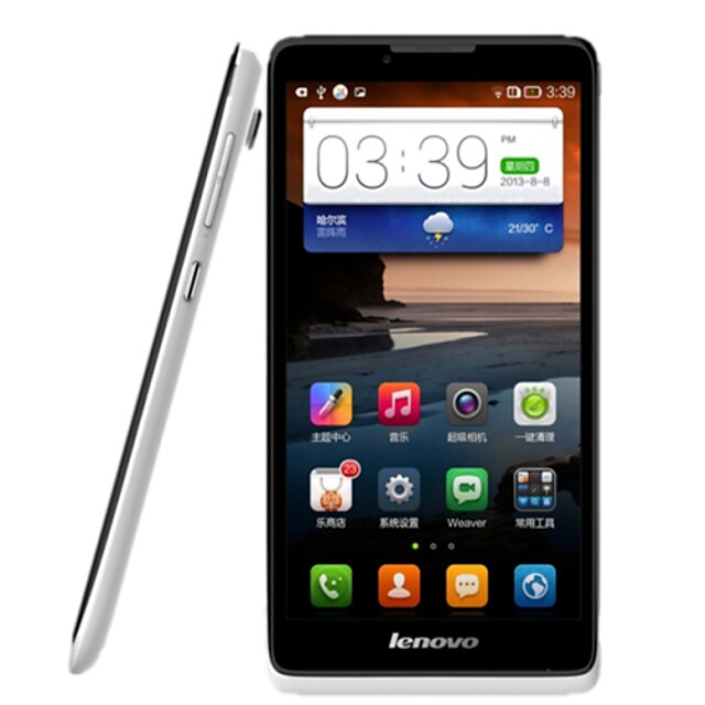  Lenovo A889 6 inch(es) / 5.6-6.0 inch(es) duim 3G-smartphone (1GB + 8GB 8 mp Overige 2500mAh mAh) / 960x540 / Quadcore