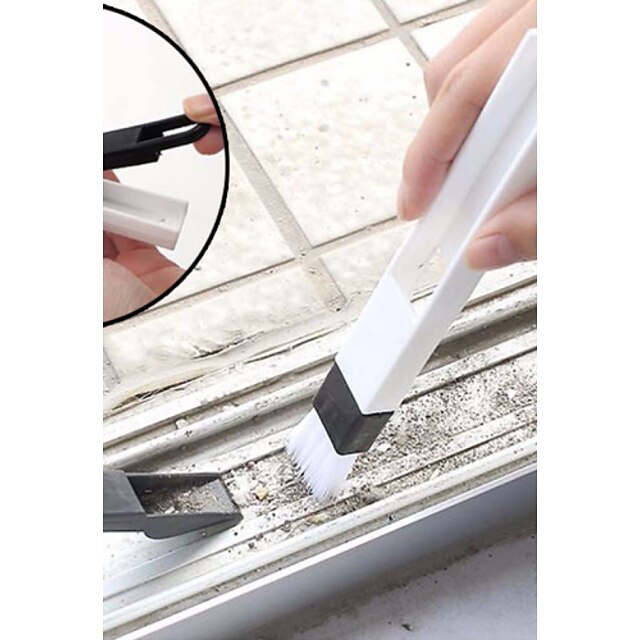  herramienta de limpieza de cepillo plegable de ranura de ventana
