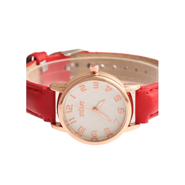  Mujer Reloj de Pulsera Cuarzo Cuero Sintético Acolchado Negro / Blanco / Rojo Gran venta Analógico damas Encanto Moda Reloj de Vestir - Blanco Negro Morado Un año Vida de la Batería / Tianqiu 377