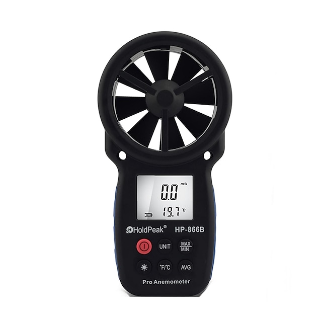  anemometru digital / vântului metru viteza 0.3-30m / s cu lumina spate HP-866b