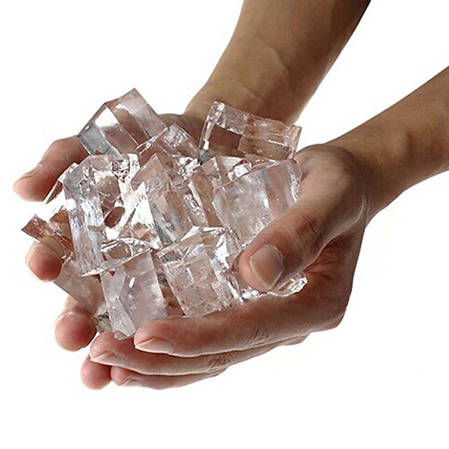  Props Magic absorção de água cubo de gelo de expansão