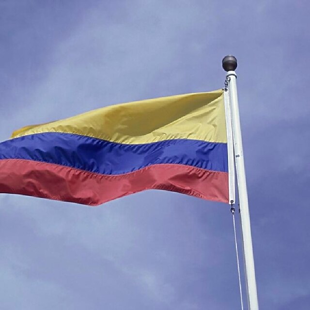  colombia colombianos república mundial da bandeira nacional copo decoração / home / festival / pendurar flag.90 * 150 centímetros