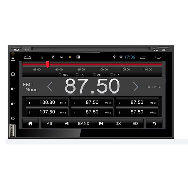  7inch 2 Din 800 x 480 / 1024 x 600 Android 4.4 Bil DVD-spiller til Universell Innebygget Bluetooth / GPS / RDS - Bluetooth / DVD-R / RW
