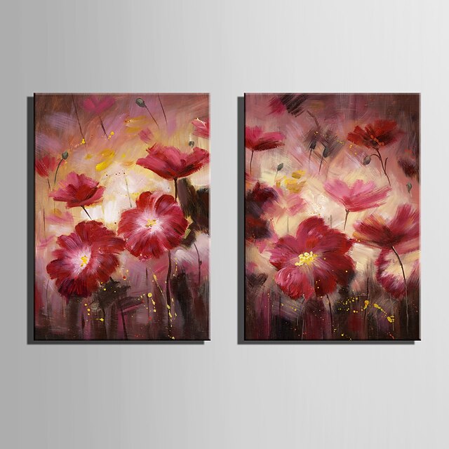  Print Rolled Canvas Prints - Floral / Botanical European Style Art Prints