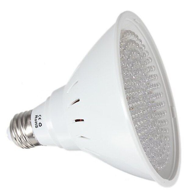  6W E26/E27 LED-drivhuslamper 168 Høyeffekts-LED 300lm lm Rød Blå Oransje Dekorativ AC 220-240 V 1 stk.