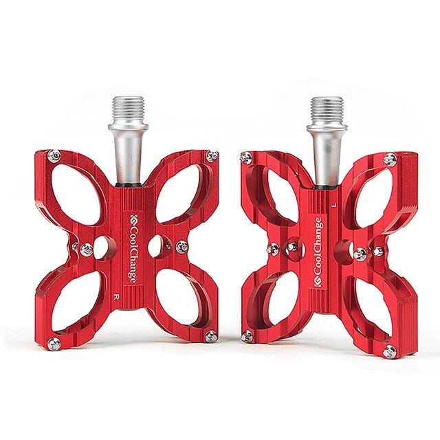  Pédales Alliage aluminium pour Cyclisme Vélo tout terrain / VTT Vélo de Route Rouge