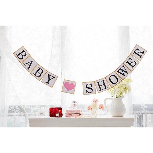  Zi de Naștere / Petrecerea Baby Shower Hârtie perlă Decoratiuni nunta Temă Grădină / Temă Florală / Temă Basme Primăvară / Vară / Toamnă