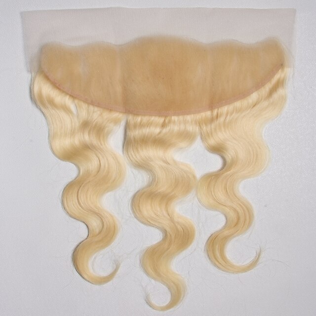  Msbeauty 100% kézi csomózású / Csipke eleje Hullámos haj Ingyenes rész Svájci csipke Emberi haj