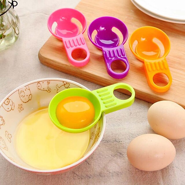  slik farve æggeblomme separator æggeblomme divider køkken bagning værktøj