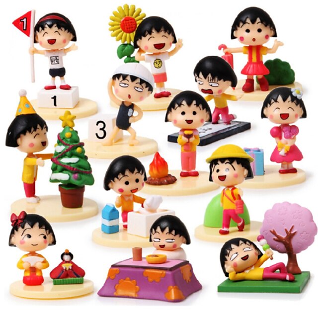  Anime Akciófigurák Ihlette Szerepjáték Szerepjáték PVC 2.5 CM Modell játékok Doll Toy